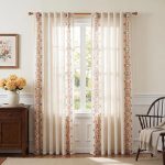Custom-made Bohemian Floral Linen Curtains | Strapless Style | Country/Pastoral Style, Floral Pattern and Size Customizable - Image 2