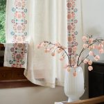 Custom-made Bohemian Floral Linen Curtains | Strapless Style | Country/Pastoral Style, Floral Pattern and Size Customizable
